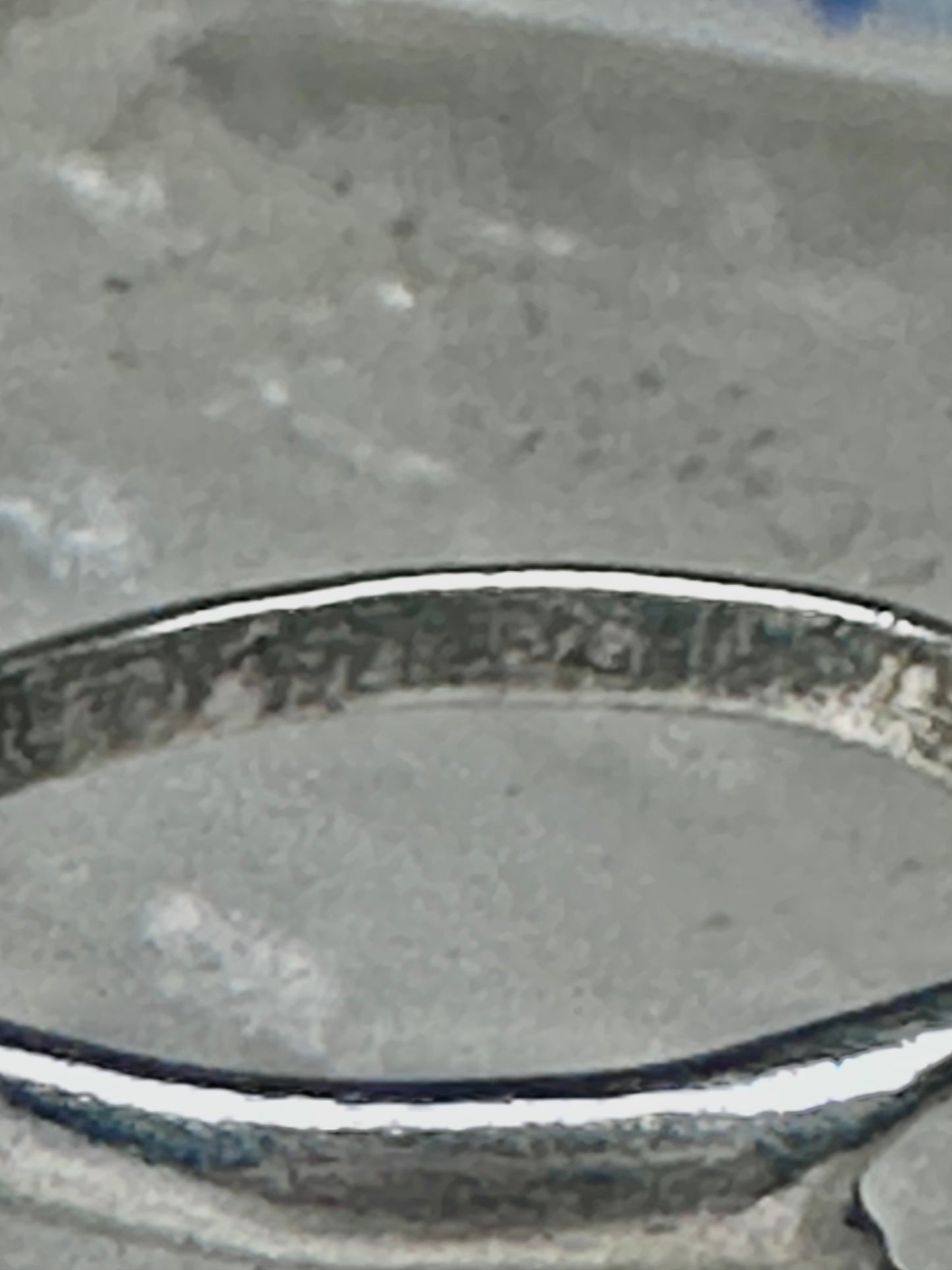 Skull ring biker band size 5 pinky sterling silver women girls
