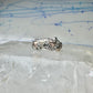 Black Hills Gold ring wedding band leaves size 8.25 sterling silver women men