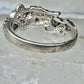 Black Hills Gold ring wedding band leaves size 8.25 sterling silver women men