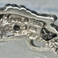 Black Hills Gold ring wedding band leaves size 8.25 sterling silver women men