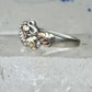 Black Hills Gold ring wedding band leaves size 8.25 sterling silver women men