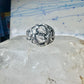 Huge Vintage Sterling Silver Black Hills Grape Vine Ring Size 17 Heavy 14.1g