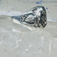 Huge Vintage Sterling Silver Black Hills Grape Vine Ring Size 17 Heavy 14.1g