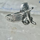 Saddle ring cowgirl band size 8.25 southwestern sterling silver