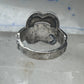 Saddle ring cowgirl band size 8.25 southwestern sterling silver