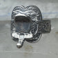 Saddle ring cowgirl band size 8.25 southwestern sterling silver