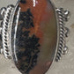 Agate ring southwest tribal sterling silver size 5 women