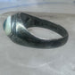 Eye ring blue eyeball band size 7 sterling silver women men