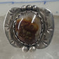 Fire Agate ring Navajo tribal sterling silver size 6.25 women