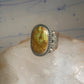 Turquoise ring Navajo sterling silver size 10.75  copper band scalloped  women men