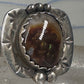 Fire Agate ring Navajo tribal sterling silver size 6.25 women