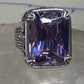 Silpada ring light purple or lavender sterling silver size 6.50 women