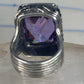 Silpada ring light purple or lavender sterling silver size 6.50 women