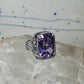 Silpada ring light purple or lavender sterling silver size 6.50 women