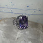 Silpada ring light purple or lavender sterling silver size 6.50 women