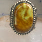 Turquoise ring Navajo sterling silver size 10.75  copper band scalloped  women men