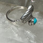 Mermaid ring turquoise size 6.75 sterling silver women