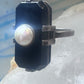 Art Deco ring Onyx pearl mourning band pinky size 5.25 sterling silver women