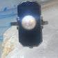 Art Deco ring Onyx pearl mourning band pinky size 5.25 sterling silver women