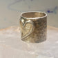 Heart ring Mexico wide band size love Valentine sterling silver women