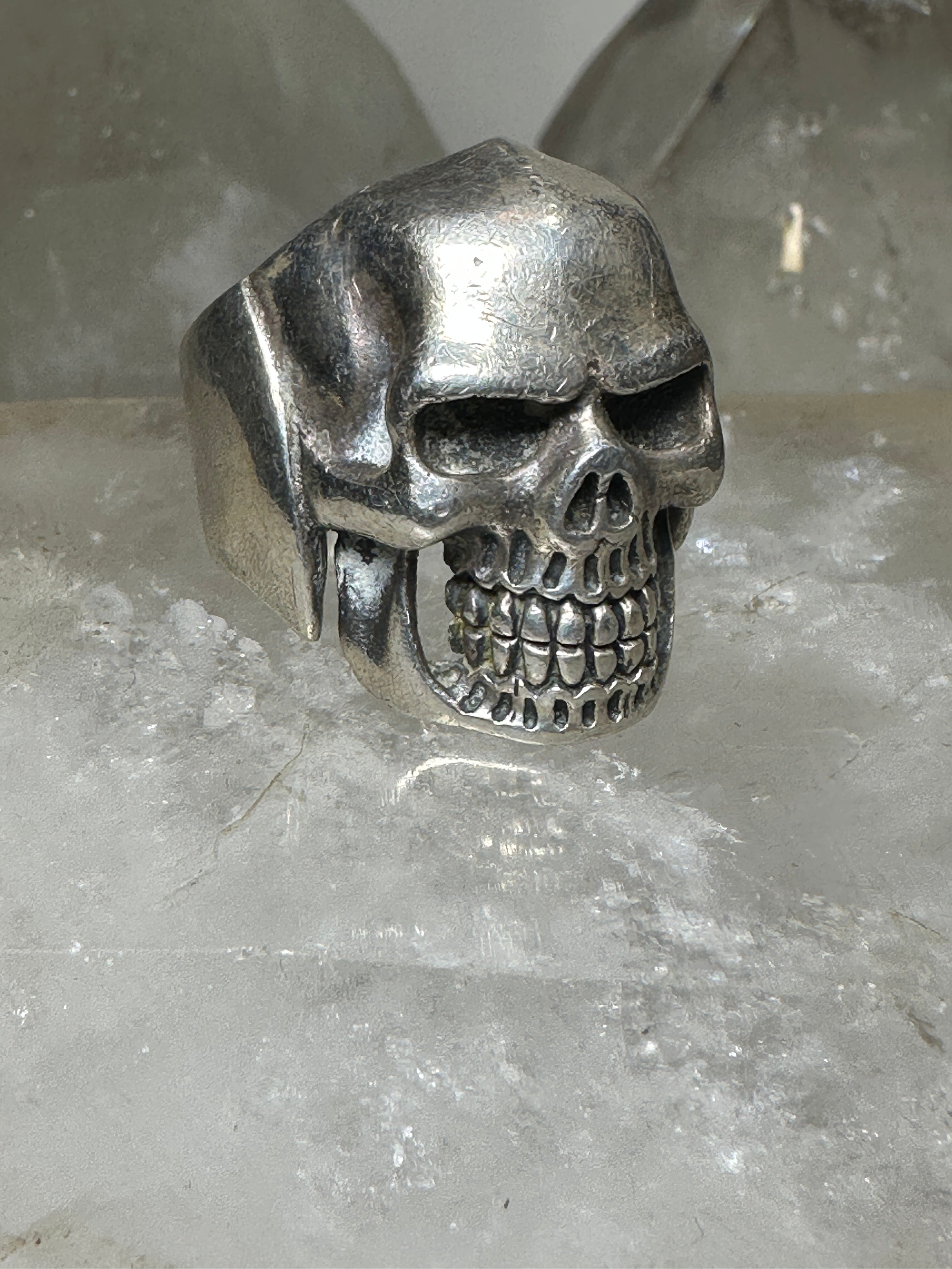 Men's Silver Skull Ring | Shop Handcrafted Silver Death Skull Rings for Men|  LUGDUN ARTISANS