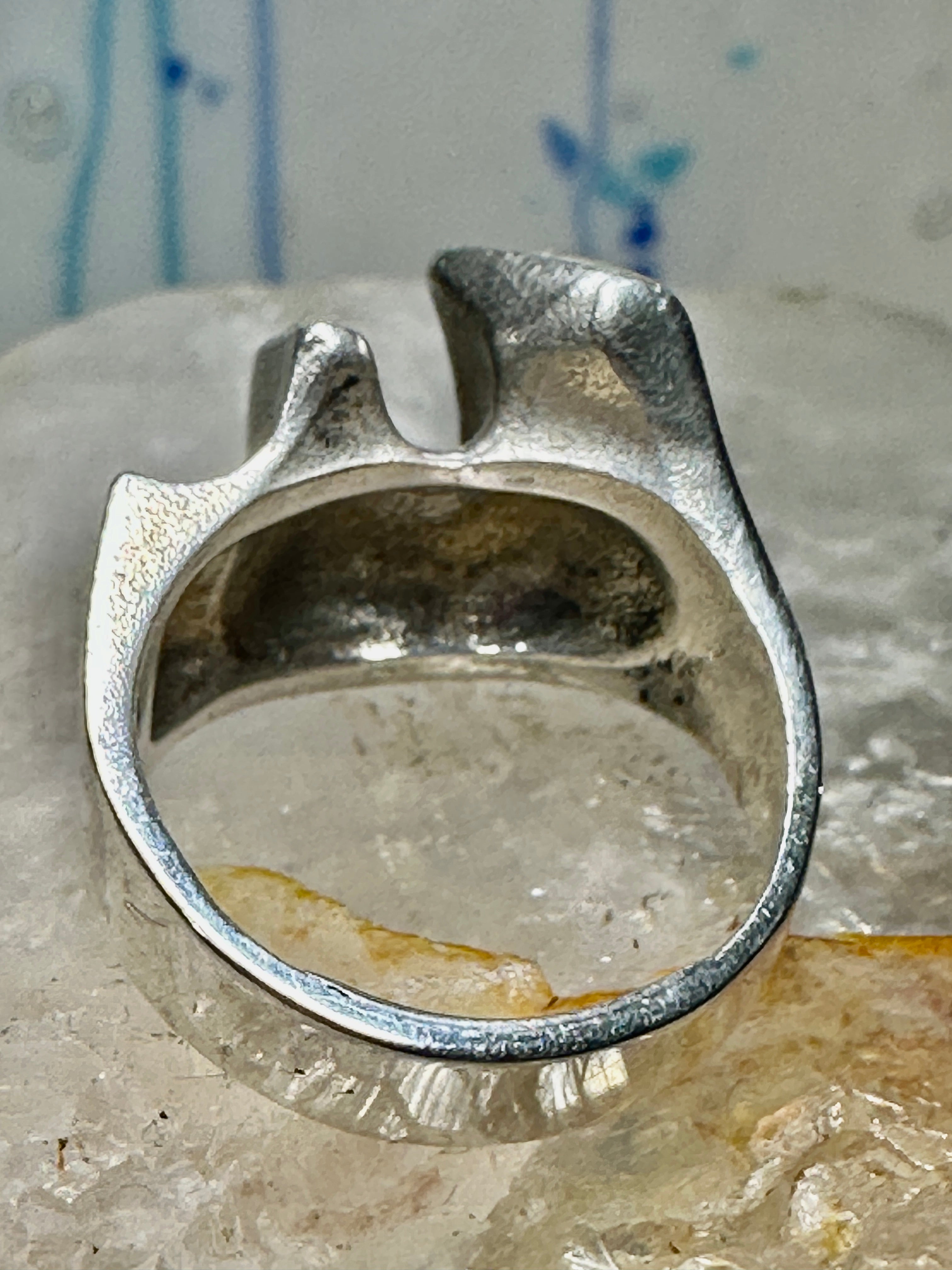Lapponia ring Brutalist band size 5 sterling silver women Finland