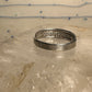 Wedding ring leaves floral wedding band size 11 Sterling silver women  men