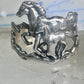 Horse ring w Colt band pinky size 7.75 southwest cowgirl sterling silver women girls