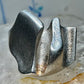 Lapponia ring Brutalist band size 5 sterling silver women Finland
