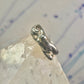 Nude lady ring figurative naked band size 4.5 sterling silver women