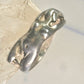Naked lady ring woman nude band sterling silver size 4.75 women