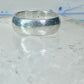 Wedding ring Plain comfort pleasant feel weight band size 8 sterling silver women men
