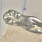 Nude lady ring figurative pinky band size 4.25 sterling silver women