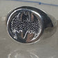 Batman ring DC Comics superhero band Size 10.25 sterling silver men