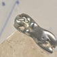 Nude lady ring figurative band sterling silver size 5 women