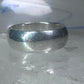 Wedding ring Plain comfort pleasant feel weight band size 8 sterling silver women men