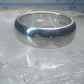 Wedding ring Plain comfort pleasant feel weight band size 8 sterling silver women men