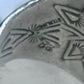Eagle ring Zuni Patsy Allopowa band sterling silver size 14.75 men