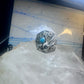Eagle ring Zuni Patsy Allopowa band sterling silver size 14.75 men