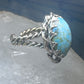 Stone band size 5 adjustable southwest women girls mystery metal perhaps plate Germany
