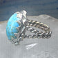 Stone band size 5 adjustable southwest women girls mystery metal perhaps plate Germany