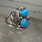 Navajo ring turquoise size 10.75 sterling silver women men