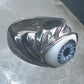 Vintage Eye ring eyeball band size 9.25 sterling silver women men