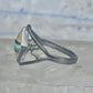 Vintage Zuni Mother of Pearl Inlay Band Ring - Sterling Silver - Size 6.25