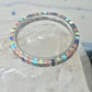 Vintage Pierre Lang PL 925 Sterling Silver Multi-Stone Eternity Band Ring - Size 7.5