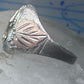 Black Hills Gold ring goose leaves bird onyx size 11.75 sterling silver women men