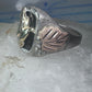 Black Hills Gold ring goose leaves bird onyx size 11.75 sterling silver women men