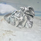 Vintage Shell ring Kabana band ocean shells snail conk size 11 southwest sterling silver women men