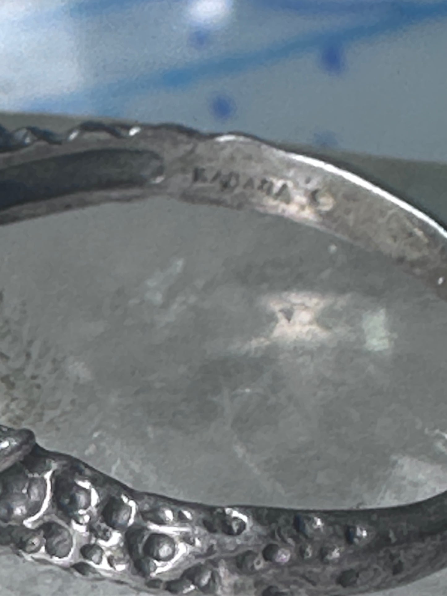 Vintage Shell ring Kabana band ocean shells snail conk size 11 southwest sterling silver women men