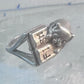 Vintage cat ring cat reading book Kabana band size 6.75 sterling silver women girls